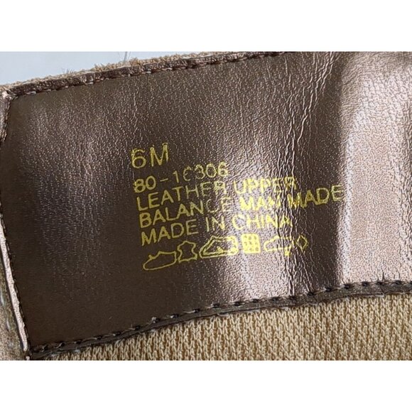 Candies Ankle‎ Boot Womens 6 Tan Y2K Country Western Suede Leather Side Zip - Picture 8 of 10